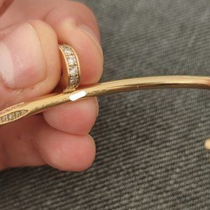 Cartier Juste un Clou 17 bracelet 18k Yellow Gold 32 Diamonds